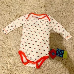 Kyte Baby floral onesie